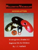 Hallowe'en Vocabulary Missing Letters
