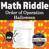 Halloween Math Riddle - Order of Operations - Fun Math