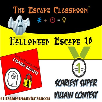 Preview of Halloween 1.0 Escape Room (Middle - High School) | The Escape Classroom