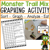 October Graphing Activity - Halloween Math Monster Trail Mix