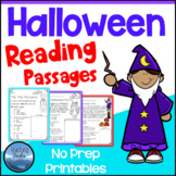 Halloween Activities: Halloween Reading Passages with Comp