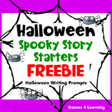 Free Halloween Writing Prompts - Posters & Pages - Spooky 
