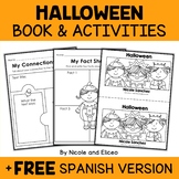 Halloween Activities and Mini Book + FREE Spanish