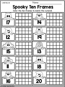  Halloween  Math  Worksheets  1st  Grade  by United Teaching TpT