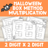 Halloween 2 Digit by 2 Digit Multiplication | Box Method 4