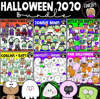 Preview of Halloween 2020 Clip Art Bundle {Educlips Clipart}