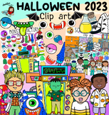 Halloween 2023 clip art bundle
