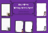 Halloween 24 Writing and Notes Paper