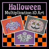 Halloween 3D Multiplication Art | Math Skills Review