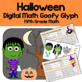 Halloween 5th Grade Math Goofy Glyph Google Slides | Math 