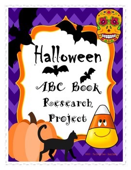 Preview of Halloween ABC Book Research Project