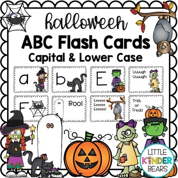 Preview of Halloween ABC Interactive Flash Cards