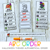 Halloween ABC Order Activities - Alphabetical Order Activi