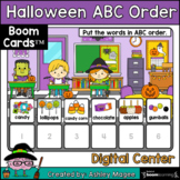 Halloween ABC Order Center - Boom Cards - Digital Distance
