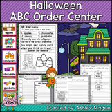 Halloween ABC Order Center/Station with differentiation options