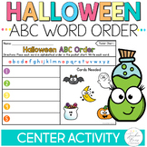 Halloween ABC Word Order