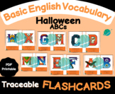 Halloween ABCs Flashcards - English Vocabulary Support (ES