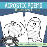 Halloween Acrostic Poems
