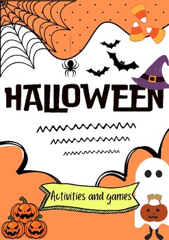 Preview of Halloween Activites book