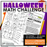 Halloween Activities 3rd Grade Math Review Challenge | Mat