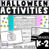 Halloween Social Studies Activities for Kindergarten & 1st