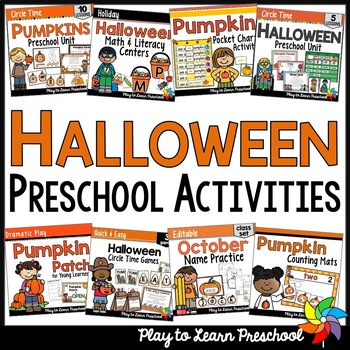 Preview of Halloween Activities | BUNDLE for Preschool and Pre-K