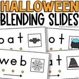 Halloween Activities Blending CVC Words Slides from Miss M