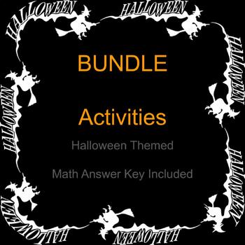 Preview of Halloween Activities Bundle