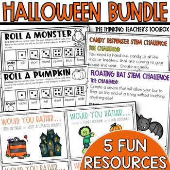 Preview of Halloween Activities Bundle