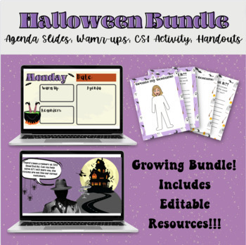 Preview of Halloween Activities Bundle (Growing Bundle)