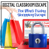 Thanksgiving Activities Digital Escape Room Math Game Blac