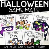 Halloween Activities | Editable Content Game Mats