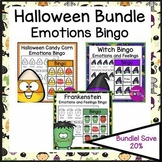 Halloween Activities Emotions and Feelings Bingo Bundle