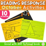 Halloween Activities FICTION Reading Response Sheets | Boo