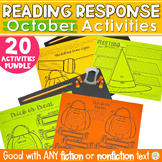 Halloween Activities Fiction & Nonfiction Reading Response