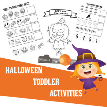 Preview of Halloween Activities For Toddlers and Preschool Learning Activities