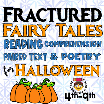 Preview of Halloween Activities Fractured Fairy Tales Fall Reading Comprehension & Writing