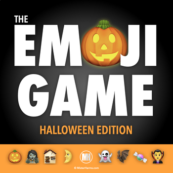 Preview of Halloween Activities: Fun Emoji Guessing Game | Halloween Edition