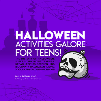Preview of Halloween Activities Galore for Teens!