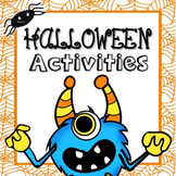 Halloween Activities | Graphing and Tallies | Writing