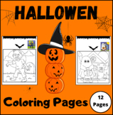 Halloween Activities : Halloween Coloring Pages