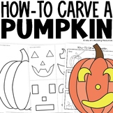 Halloween Activities How to Carve a Pumpkin Writing and Cr