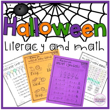 Preview of Halloween Activities Math and Reading