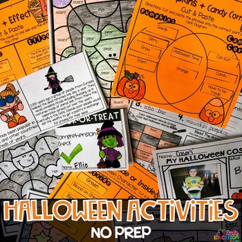 Halloween Activities No Prep by Emily Education | TPT