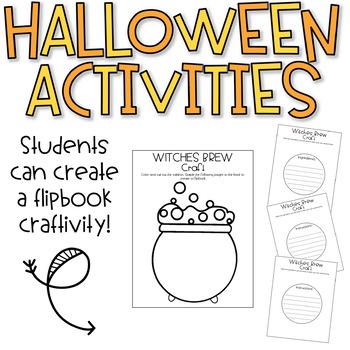 Halloween Activities | No Prep Halloween Activities | Math Literacy Writing