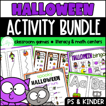 Preview of Halloween Activities Preschool and Kindergarten