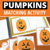 Halloween Pumpkin Jack-o-Lantern Picture Matching Visual D