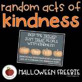 Halloween Activities - Random Acts of Kindness - Random Ac