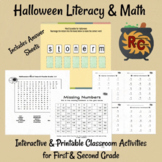 Halloween Activities Set for First & Second Graders Intera