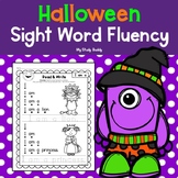 Halloween Activities:  Sight Word Fluency (Halloween Liter